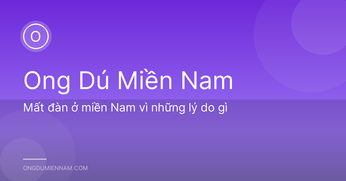 Mất đàn ở miền Nam vì những lý do gì